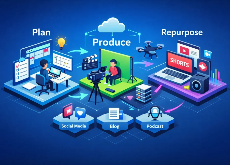 Video Content Creation Playbook: Plan, Produce, Repurpose